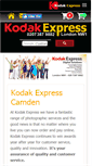 Mobile Screenshot of kodakexpresscamden.com