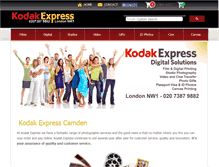 Tablet Screenshot of kodakexpresscamden.com